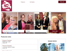 Tablet Screenshot of careers.womenshealthapta.org